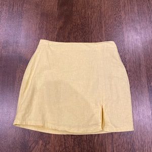 Yellow skirt